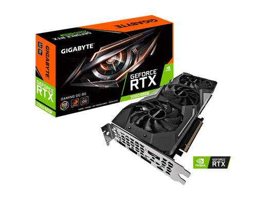 GIGABYTE GeForce RTX 2060 SUPER GAMING OC 8G Graphics Card, 3X Windforce Fans,8GB 256-bit GDDR6, GV-N206SGAMING OC-8GC Video Card
