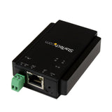 StarTech.com 1 Port RS-232 Serial to IP Ethernet Device Server - DIN Rail Mountable - Serial Device Server - Serial Over IP Device Server (NETRS232)