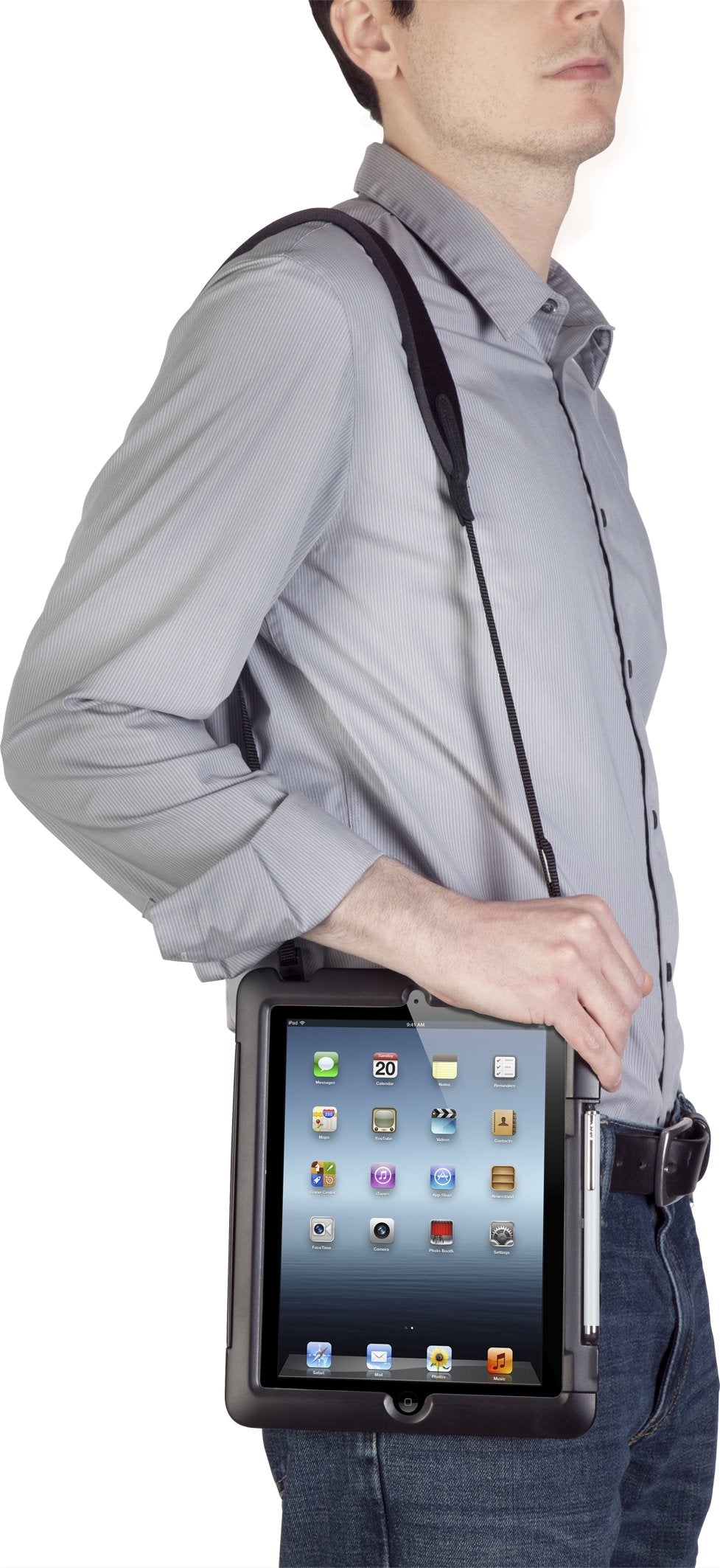 Securevu Handstrap Case for Ipad 2nd/3rd/4th Gen