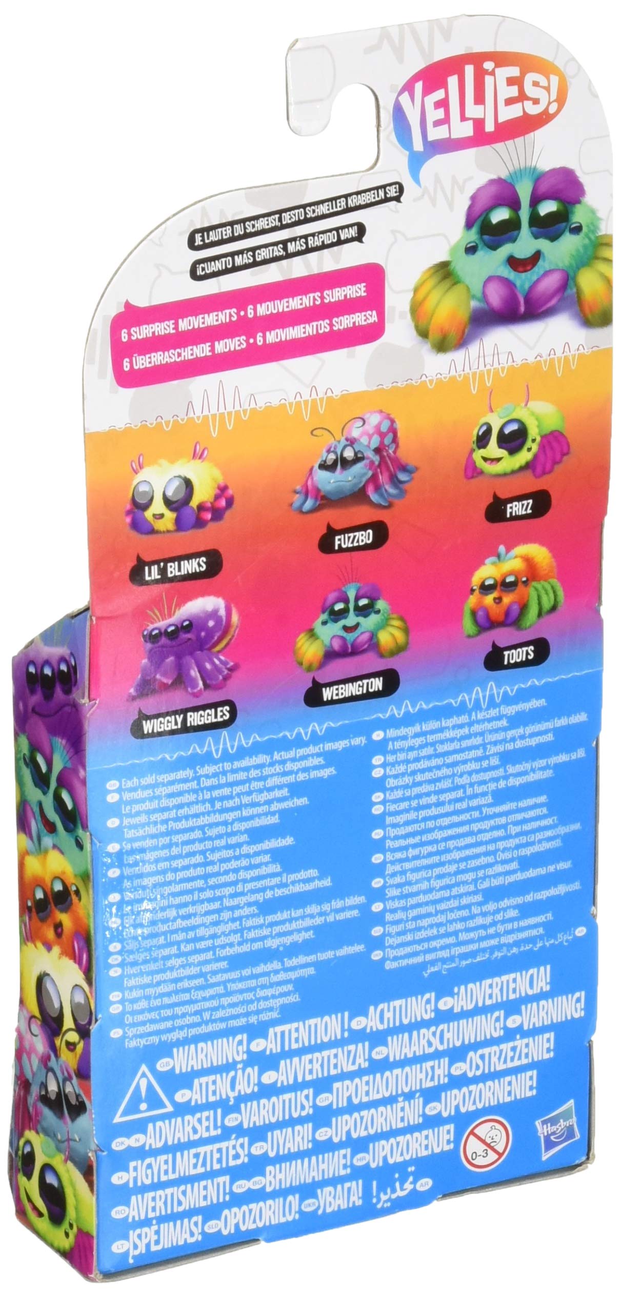 Yellies! Bo Dangles; Voice-Activated Spider Pet; Ages 5 and up