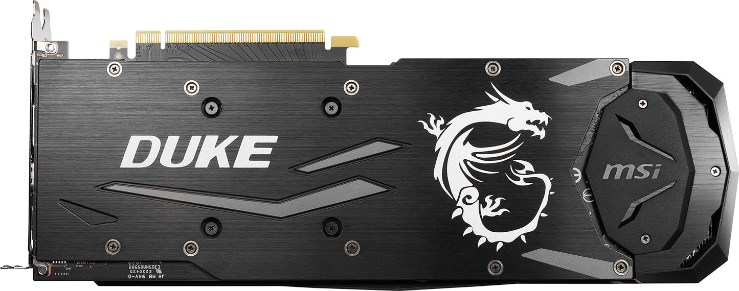 MSI GAMING GeForce RTX 2070 8GB GDRR6 256-bit HDMI/DP/USB Ray Tracing Turing Architecture HDCP Graphics Card (RTX 2070 DUKE 8G OC)