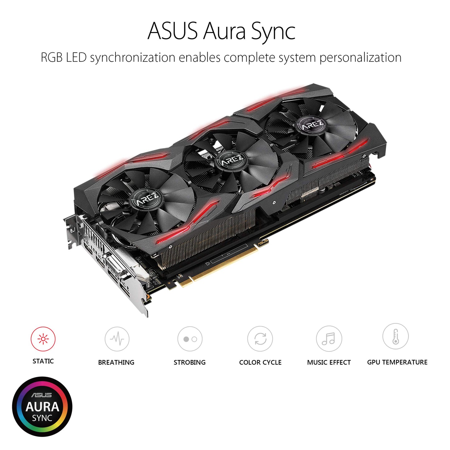 ASUS Arez Strix Radeon Rx Vega56 8GB OC Edition VR Ready 5K HD Gaming DP HDMI DVI AMD Gaming Graphics Card Graphic Cards AREZ-STRIX-RXVEGA56-O8G-GAMING