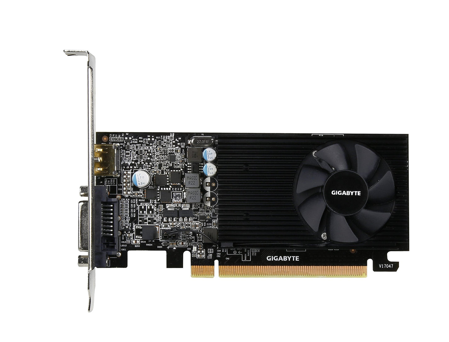 GIGABYTE GeForce GT 1030 GV-N1030D5-2GL Low Profile 2G Computer Graphics Card