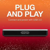 Seagate Backup Plus Slim 2TB External Hard Drive Portable HDD  Silver USB 3.0 for PC Laptop and Mac, 2 Months Adobe CC Photography