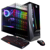CYBERPOWERPC Gamer Supreme Liquid Cool SLC10280CPGV2 Gaming PC (AMD Ryzen 7 3700X 3.6GHz, 16GB DDR4, AMD Radeon RX 5700 8GB, 512GB PCI-E NVMe SSD, 2TB HDD, 802.11AC WiFi, Win 10 Home)