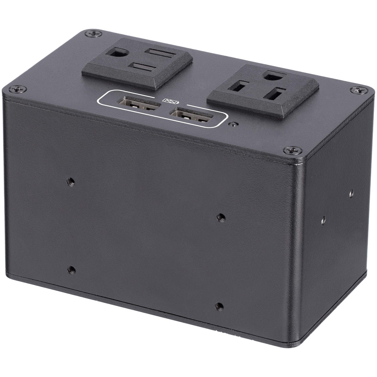 Power Outlet Module for Conference Table Connectivity Box - 2X AC Power and 2X USB-A - Power and Charging Hub (MOD4POWERNA)