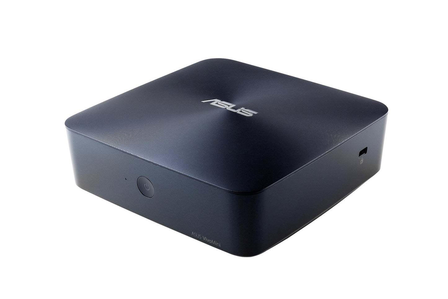 Pre-owned ASUS VivoMini Barebones Mini PC with Intel Core i7-7500U & Integrated 4K UHD Graphics, Midnight Blue (UN65U-M178M)