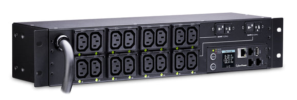 CyberPower PDU81007 Switched Metered-by-Outlet PDU, 200-240V/30A, 16 Outlets, 2U Rackmount