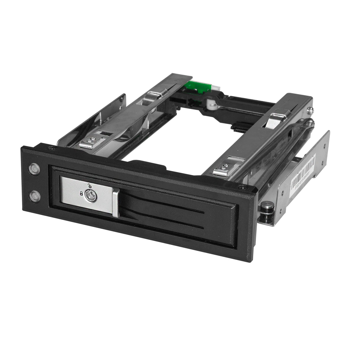 StarTech.com 5.25 to 3.5 Hard Drive Hot Swap Bay - Trayless - Lockable - Front Mount - Hard Drive Bay - Hard Drive Backplane - HDD Caddy (HSB13SATSASB)