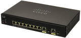 CISCO SYSTEMS Sg250-10P 10-Port Gigabit PoE Switch (SG25010PK9NA)