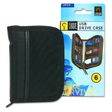 Case Logic JDS-6BK USB Drive Shuttle, 6 Capacity (Black)