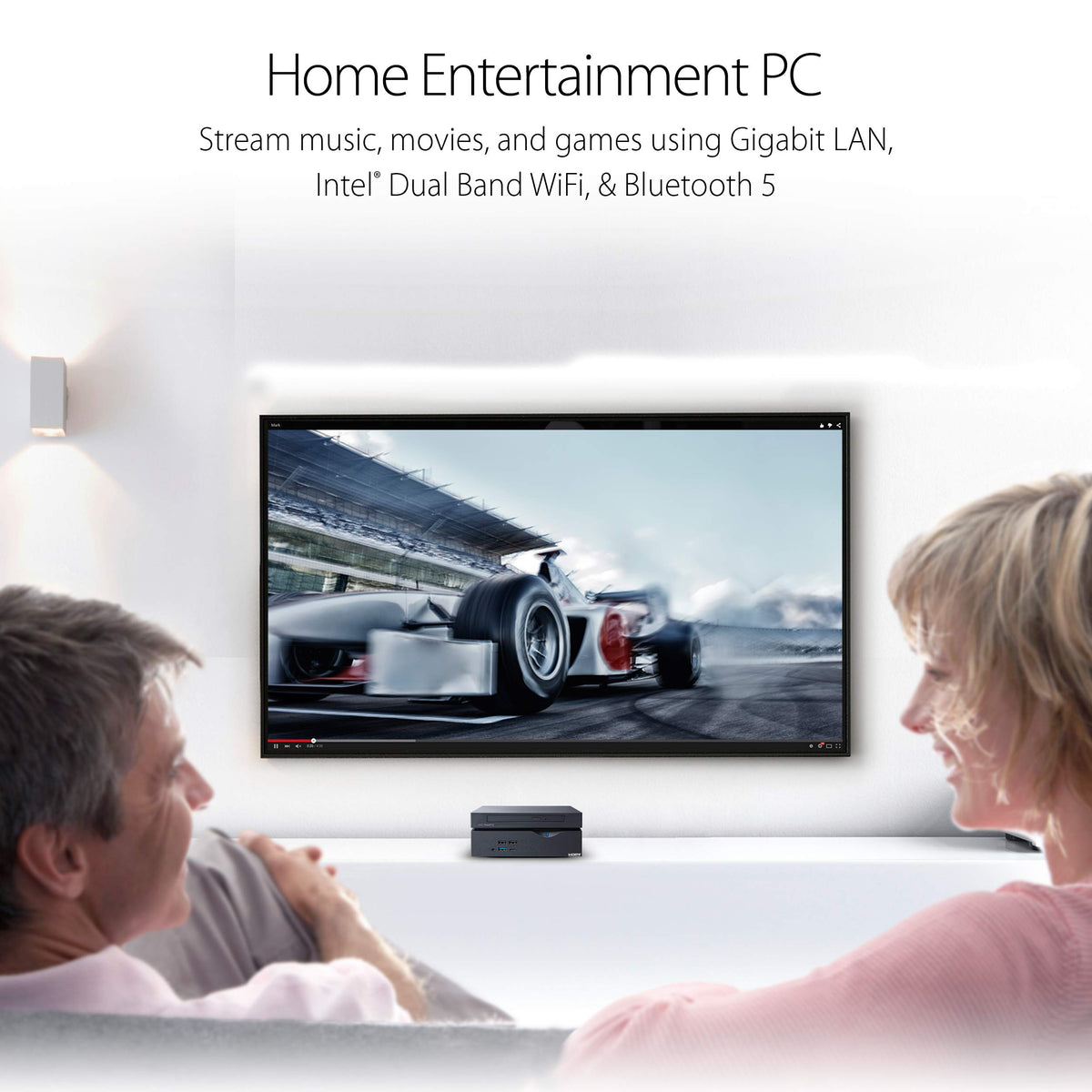 Asus VC66-CB5018ZN VivoMini PC with Intel Core i5-8400 and 4K UHD
