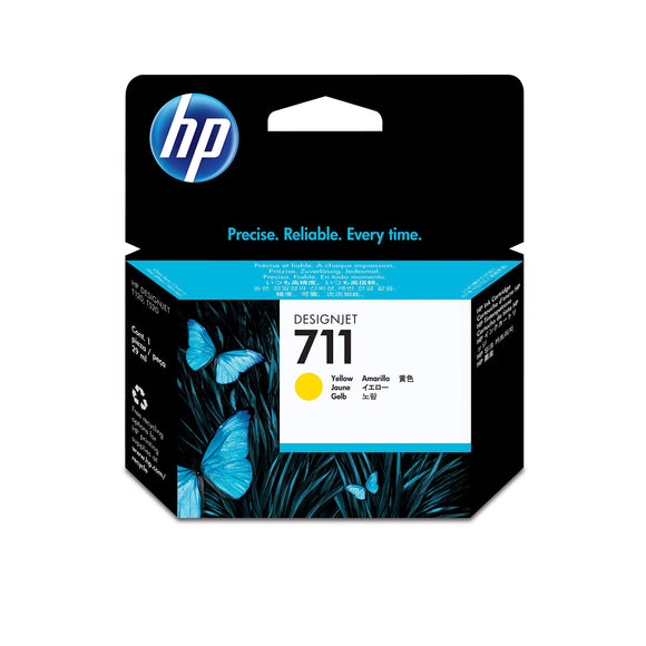Open Box HP 711 CZ133A, CZ134A, CZ135A, CZ136A Ink Cartridge Set BCYM