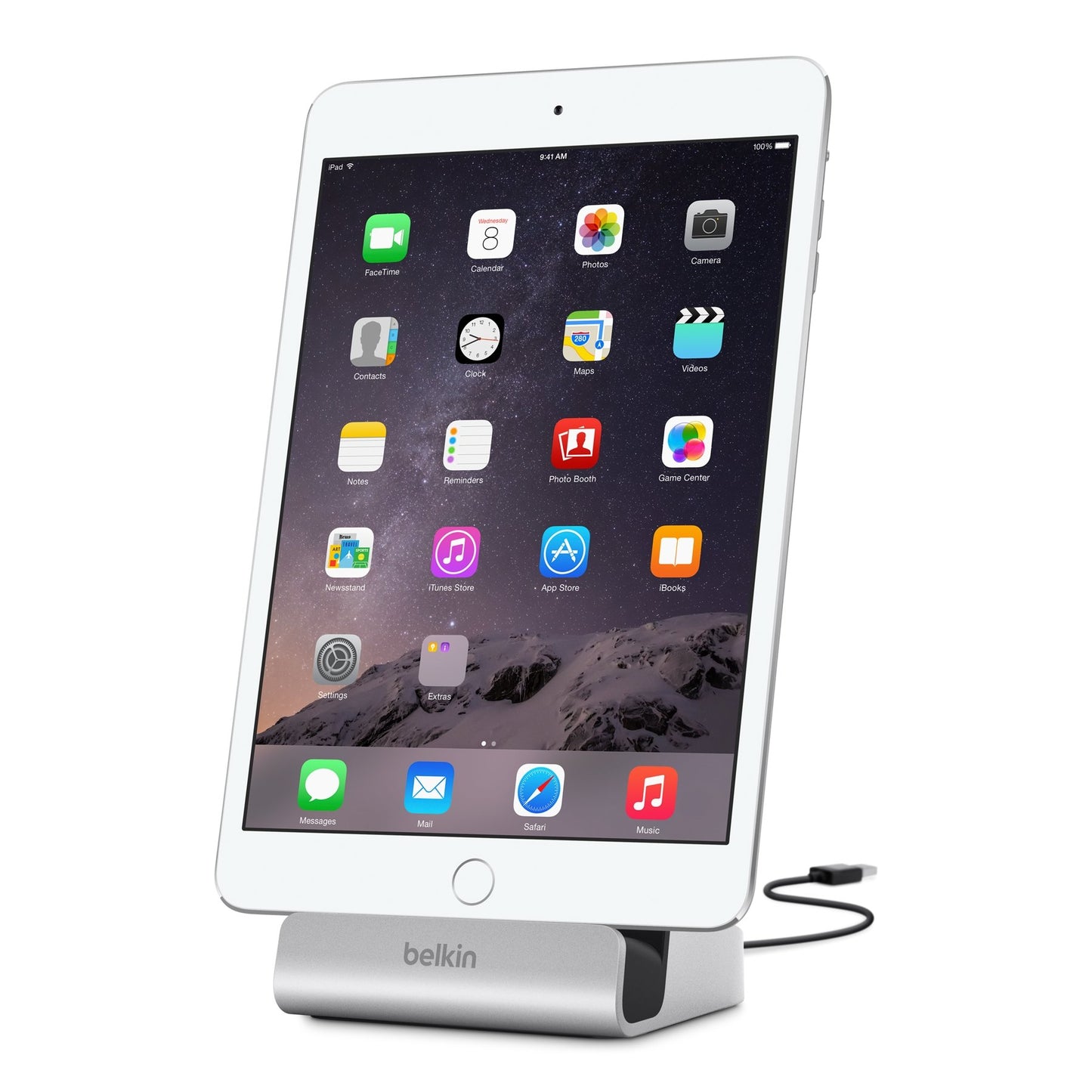 Belkin F8J088bt ChargeSync Express Dock with Lightning Cable Connector for iPad Air, Air 2, 4th Gen, Mini 4, Mini 3, Mini 2, Mini, iPhone 6S, 6S Plus, 6, 6 Plus, 5, 5S, 5c, and iPod Touch 7th Gen