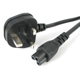 Tripp Lite P060-006 6 Feet Heavy Duty Power Cord C5 to BS-1363 UK Plug (Black)