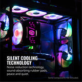 Cooler Master R4-120R-203C-R1 Master Fan MF120R- 120mm Air Balance Addressable ARGB 3in1 Case Fans Computer Cases CPU Coolers and Radiators