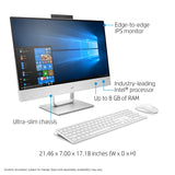 HP Pavilion 24-inch All-in-One Computer, Intel Core i7-7700T Quad-Core, 8GB RAM, 1TB Hard Drive, 16GB Intel Optane, Windows 10 (24-x030, White)