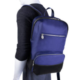 McKlein 18597 USA Brooklyn Nylon Contour Backpack Navy
