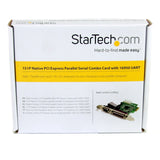 StarTech.com 1S1P Native PCI Express Parallel Serial Combo Card with 16950 UART (PEX1S1P952)