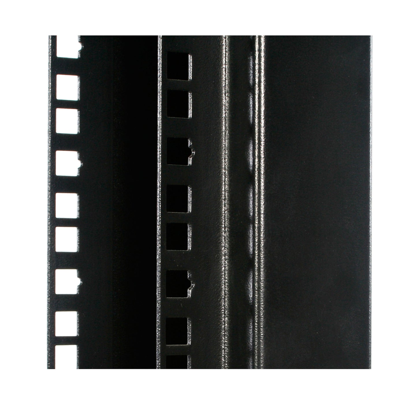 StarTech.com 2POSTRACK 42U 2 Post Open Frame Rack with Casters (Black)