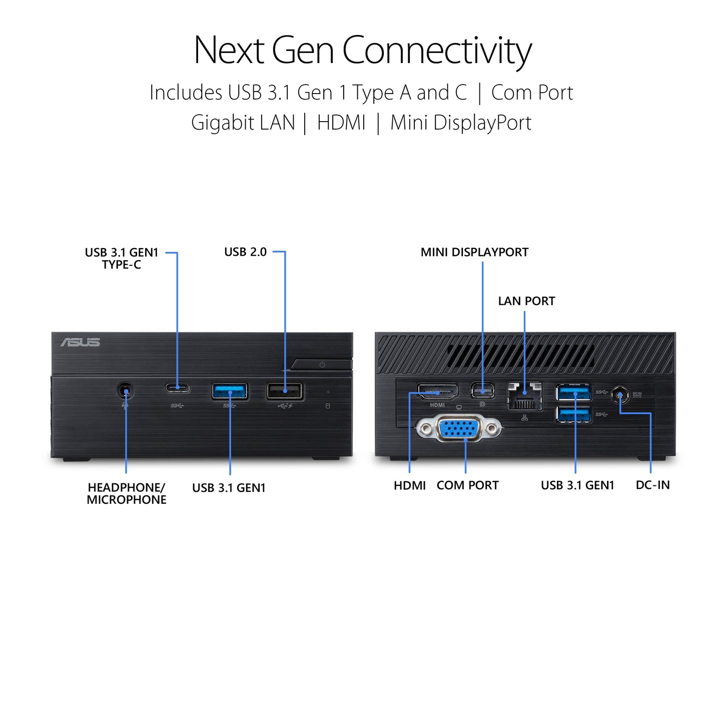 ASUS PN60-BB3006MC Mini PC Barebones with Intel Core i3-8130U and Integrated Intel 4K UHD Graphics