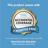 Ematic 7-Inch Android 7.1 (Nougat), Quad-Core 16GB Tablet with Folio Case and Headphones, Blue