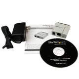 StarTech.com 1-Port 10/100 Mbps Parallel Network Print Server - Fast Centronics Ethernet Printer Server Adapter - Windows 10 (PM1115P2)