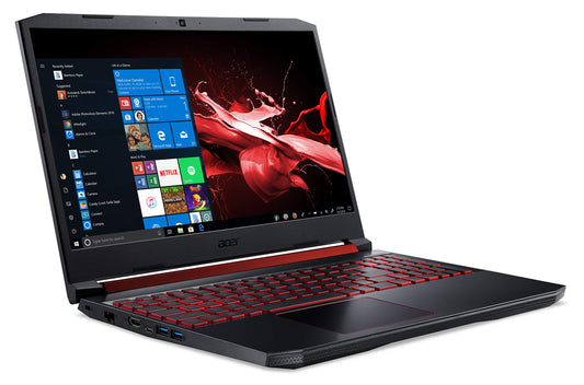 Acer Nitro, 15" FHD IPS, Ci5 9300H, 8GB, 256GB SSD, GTX1050, Windows 10, Black/Red
