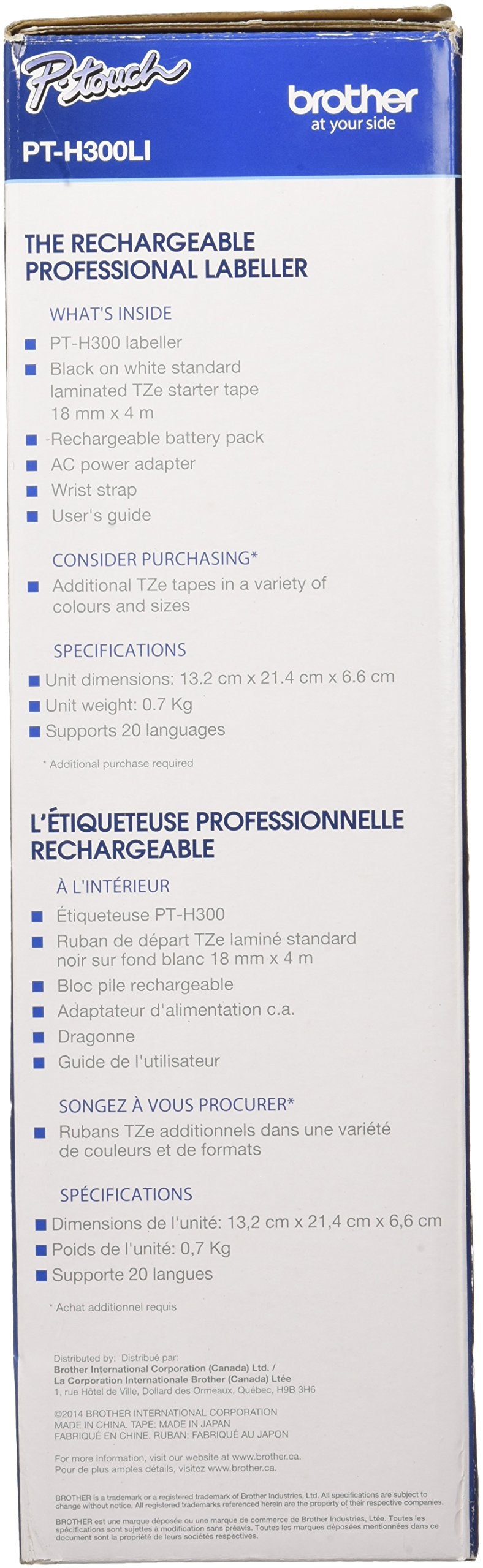 Brother Pth300Li RechargeableTake-It-Anywhere Labeler