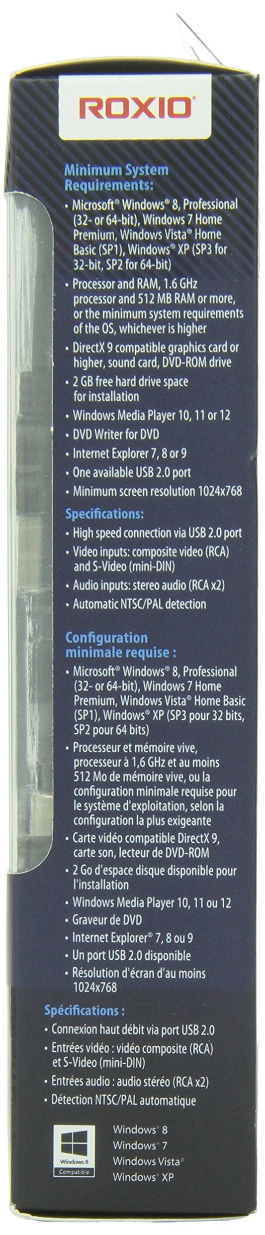 Roxio 251000CA Easy VHS to DVD 3 Plus - Canada Bilingual