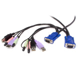 StarTech.com SV215MICUSBA 2-Port USB VGA Cable KVM Switch with Audio