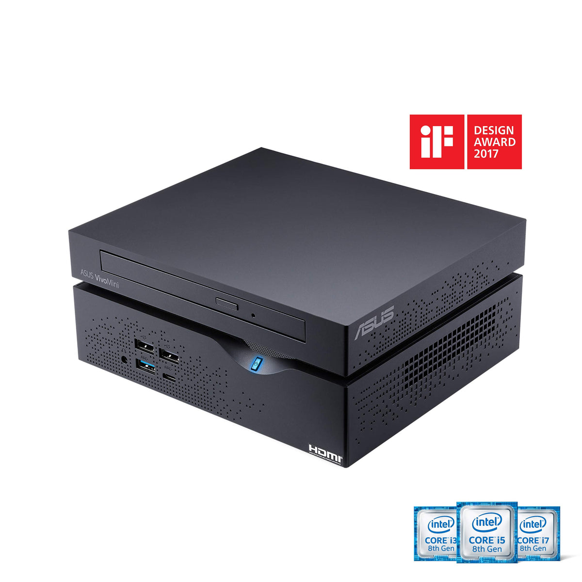 Asus VC66-CB5018ZN VivoMini PC with Intel Core i5-8400 and 4K UHD