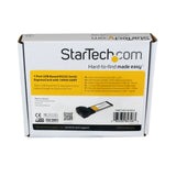 StarTech.com 1 Port ExpressCard to RS232 DB9 Serial Adapter Card w/ 16950 - USB Based (EC1S232U2)