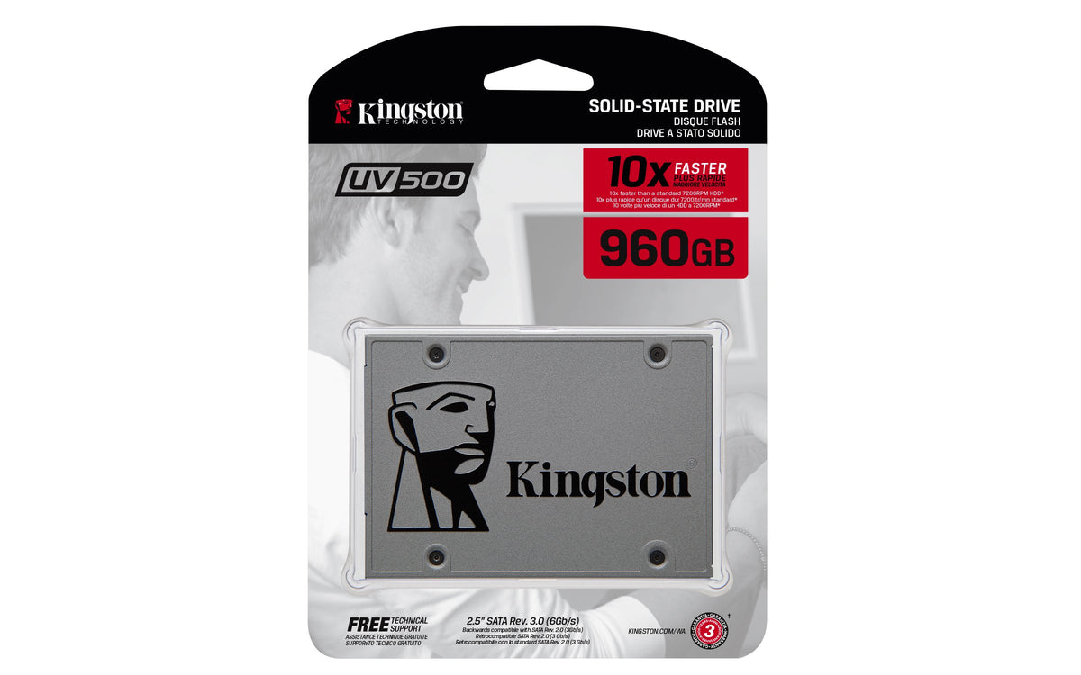 Kingston UV500 960 GB 2.5" Internal Solid State Drive - SATA
