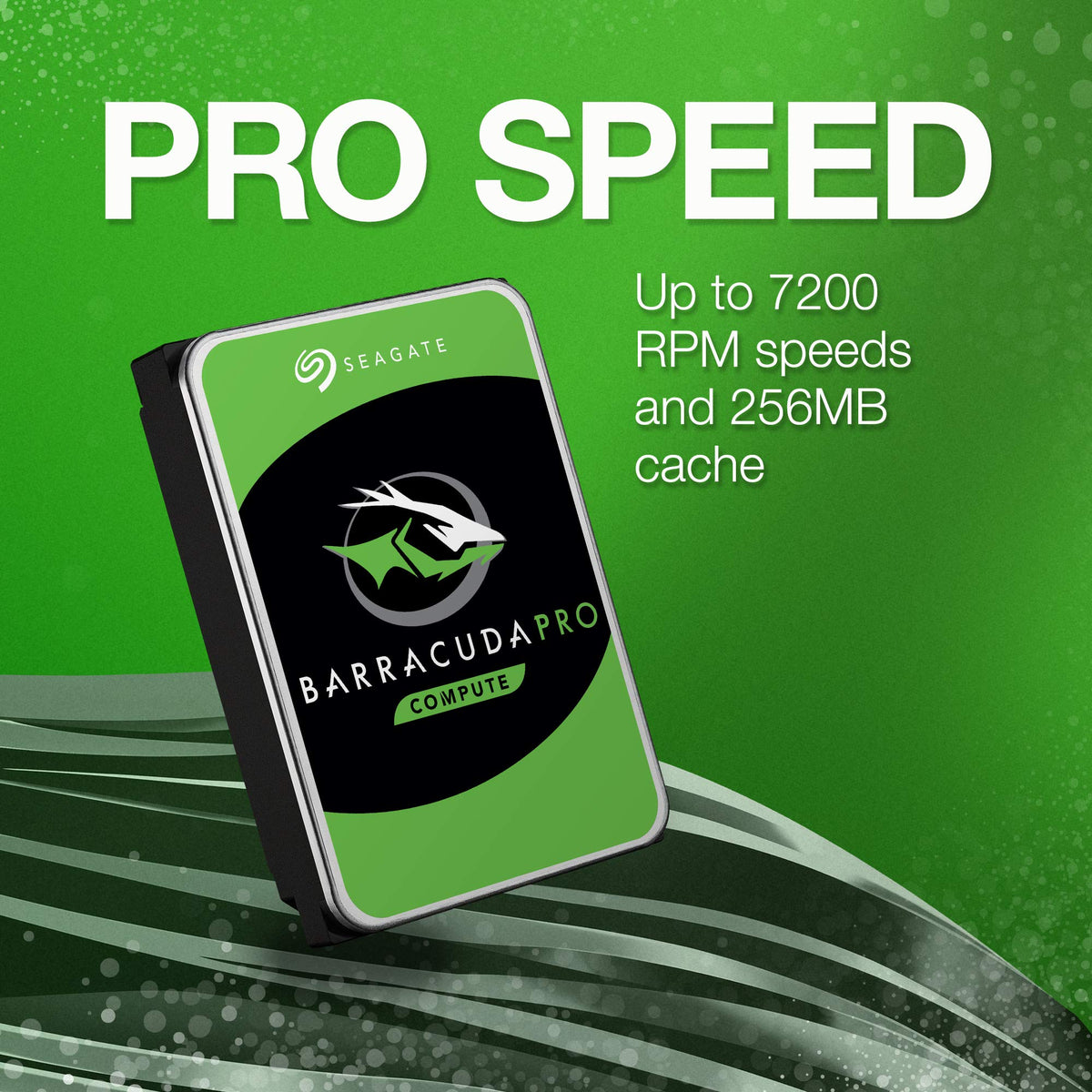 Seagate BarraCuda Pro Performance Internal Hard Drive SATA HDD 6TB 6GB/s 128MB Cache 3.5-Inch (ST6000DM004)