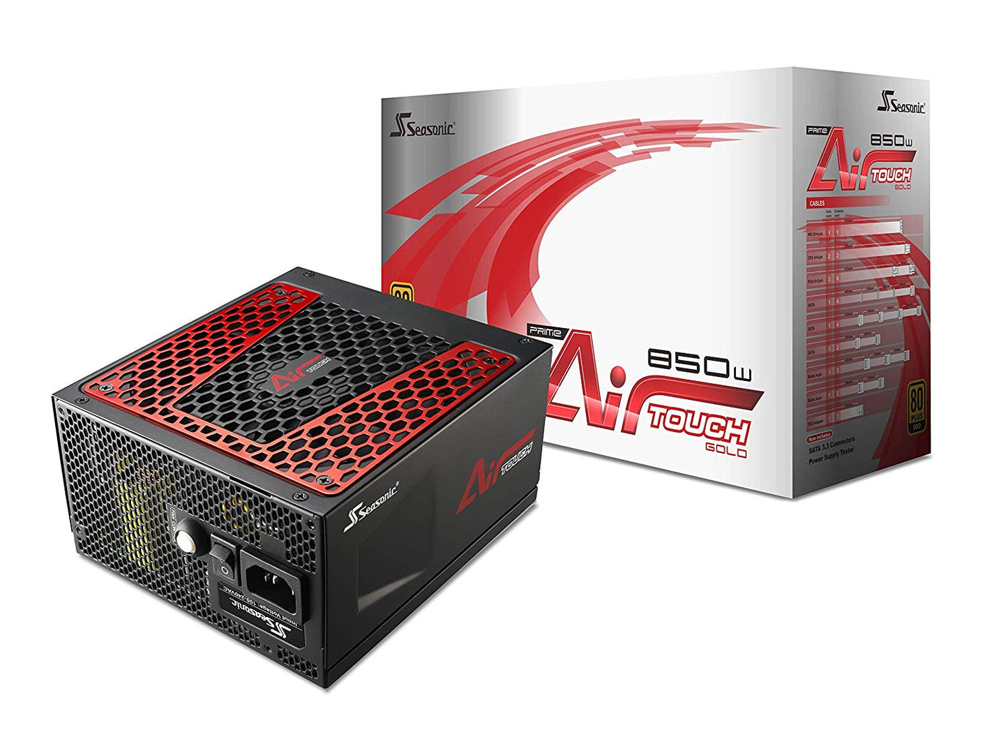 Seasonic Focus Plus Full Modular 120mm FDB Fan 10 Year Warranty Compact 140 mm Size Power Supply