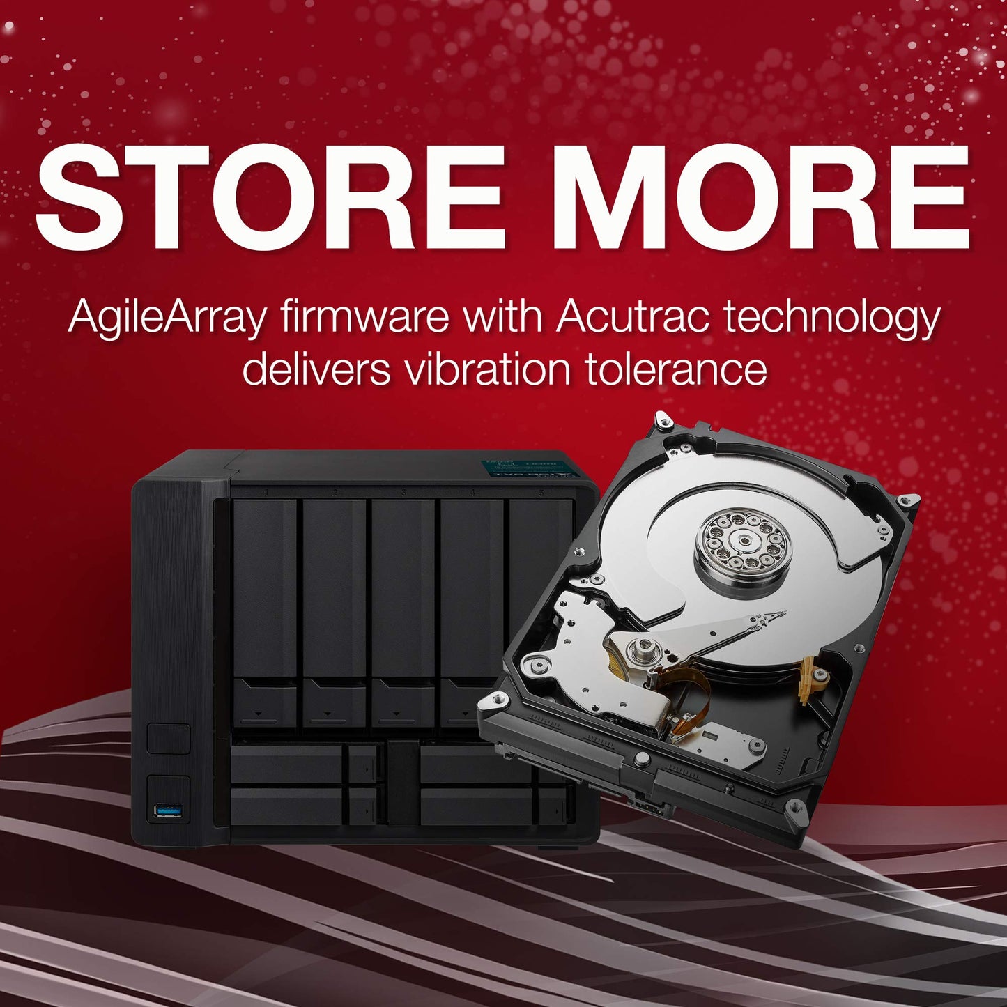 Seagate IronWolf 2TB NAS Internal Hard Drive HDD - 3.5 Inch SATA 6Gb/s 7200 RPM 256MB Cache for RAID Network Attached Storage (ST2000VN004)