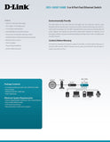D-Link 8-Port Fast Ethernet Desktop Switch (DES-1008E)
