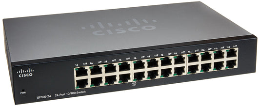 CISCO SYSTEMS SF100-24-NA 24 Port 10/100 Desktop Switch