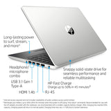 HP 14-Inch Laptop, AMD A9-9425, 4GB RAM, 128GB Solid State Drive, Windows 10 (14-dk0020nr, Silver)