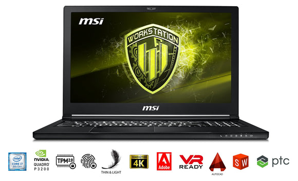MSI WS63 8SK-021CA 15.6