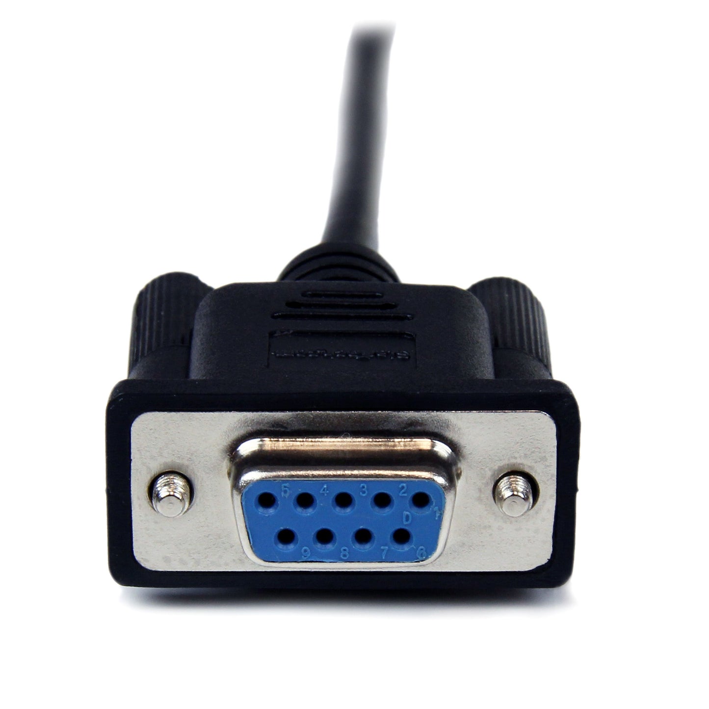 StarTech.com SCNM9FM2MBK 2m DB9 RS232 Serial 9-Pin Null Modem Female to Male Cable, Black