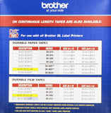 Brother DK1241 Die Cut White Paper Labels4-Inch x 6 Inch200-CountRetail Packaging