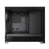 Fractal Design Vector Rs Blackout Dark - RGB - Mid Tower Computer Case - ATX - Optimized for High Airflow and Silent Computing - PSU Shroud - Modular Interior - Water-Cooling Ready - Tempered Glass
