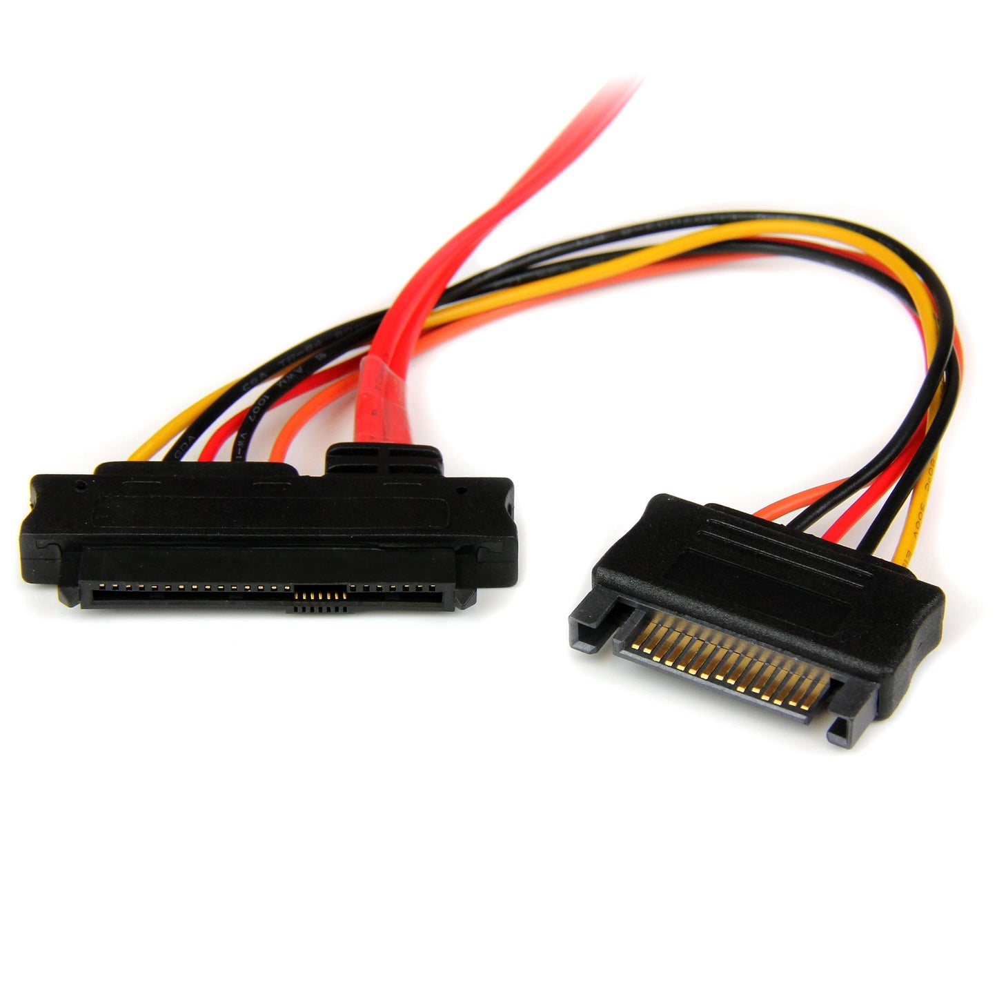 StarTech.com SAS808782P50 50cm Internal Serial Attached SCSI Mini SAS Cable, SFF8087 to 4X SFF8482, Internal Mini SAS Cable (Red)