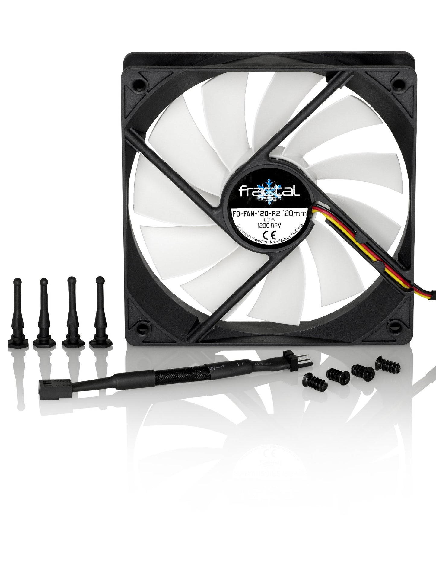 Fractal Design Silent Series R2 120mm Cooling Fan FD-FAN-SSR2-120