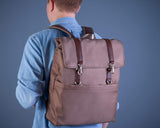 McKlein 18477 USA Element 15" Nylon Flap Over Laptop Backpack Navy