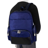McKlein 18367 USA Cumberland 17" Nylon Dual Compartment Laptop Backpack Navy