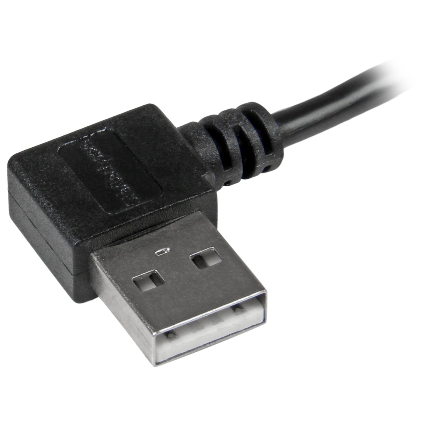 StarTech USB2AUB2RA1M USB2AUB2RA1M 1m 3-Feet Micro-USB Cable with Right-Angled Connectors-M/M-USB A to Micro B Cable