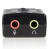 StarTech.com Virtual 7.1 USB Stereo Audio Adapter External Sound Card - Sound Card - Stereo - USB 2.0 - ICUSBAUDIO7